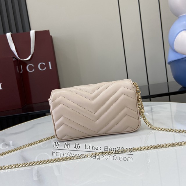 Gucci專櫃古馳最新款Marmont系列超迷你手袋鏈條女包 jh2076型號：476433